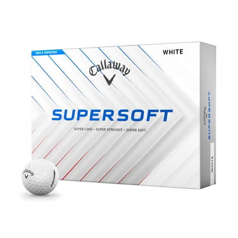 Callaway Supersoft golf balls, dozen box and ball